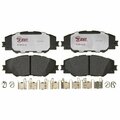 R/M Brakes BRAKE PADS OEM OE Replacement Hybrid Technology Includes Mounting Hardware EHT1211H